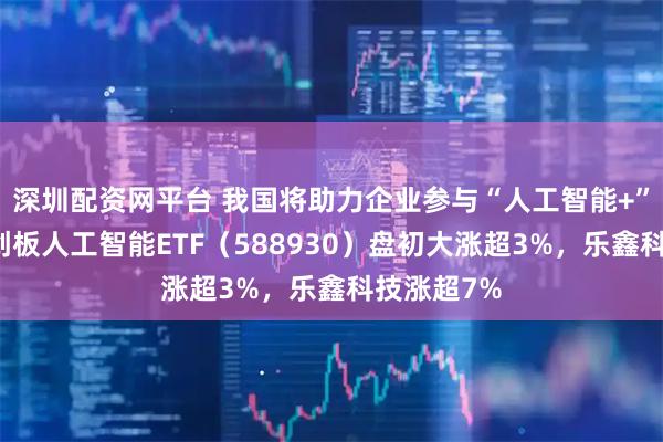 深圳配资网平台 我国将助力企业参与“人工智能+”行动，科创板人工智能ETF（588930）盘初大涨超3%，乐鑫科技涨超7%